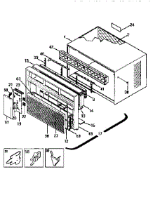 Frame parts for Kenmore Heat Pump System 253.9751870 (2539751870, 253 9751870) from AppliancePartsPros.com