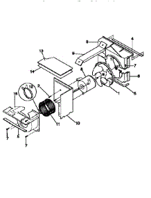 Fan And Motor parts for Kenmore Heat Pump System 253.9751870 (2539751870, 253 9751870) from AppliancePartsPros.com
