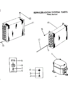 Refrigeration System Parts parts for Kenmore Heat Pump System 253.71243 (25371243, 253 71243) from AppliancePartsPros.com