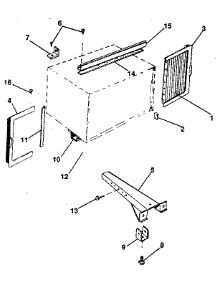 Window Mounting & Accessories parts for Kenmore Heat Pump System 253.8781290 (2538781290, 253 8781290) from AppliancePartsPros.com