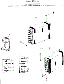 Unit Parts parts for Kenmore Heat Pump System 253.8741000 (2538741000, 253 8741000) from AppliancePartsPros.com