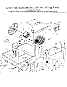 Electrical System And Air Handling Parts parts for Kenmore Heat Pump System 253.8741000 (2538741000, 253 8741000) from AppliancePartsPros.com