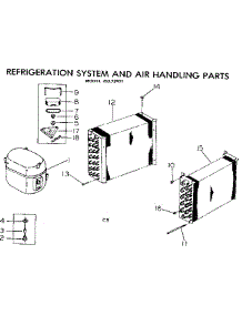 Refrigeration Systm & Air Handling Parts parts for Kenmore Heat Pump System 253.72431 (25372431, 253 72431) from AppliancePartsPros.com