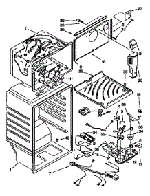 Liner parts for Kenmore Refrigerator 106.9658184 (1069658184, 106 9658184) from AppliancePartsPros.com