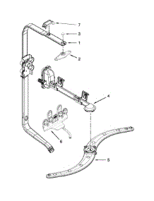 Upper Wash And Rinse Parts parts for Kenmore Dishwasher 665.13402N410 (66513402N410, 665 13402N410) from AppliancePartsPros.com