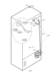 Valve And Water Parts parts for Kenmore Refrigerator 795.72495610 (79572495610, 795 72495610) from AppliancePartsPros.com