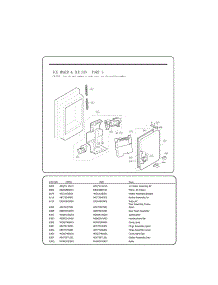 Ice Maker Parts parts for Kenmore Refrigerator 795.72495610 (79572495610, 795 72495610) from AppliancePartsPros.com