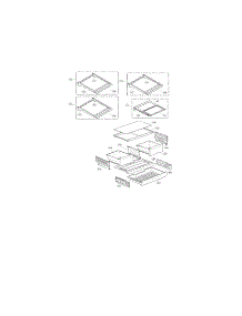 Refrigerator Parts parts for Kenmore Refrigerator 795.72495610 (79572495610, 795 72495610) from AppliancePartsPros.com