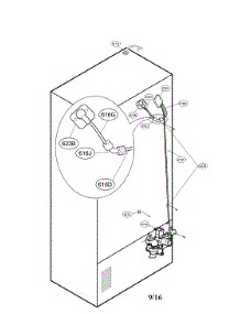 Valve And Water Parts parts for Kenmore Refrigerator 795.72493610 (79572493610, 795 72493610) from AppliancePartsPros.com
