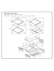 Refrigerator Parts parts for Kenmore Refrigerator 795.72493610 (79572493610, 795 72493610) from AppliancePartsPros.com