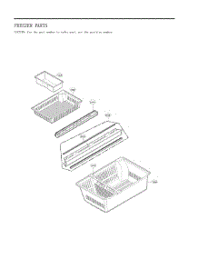 Freezer Parts parts for Kenmore Refrigerator 795.72493610 (79572493610, 795 72493610) from AppliancePartsPros.com