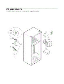 Ice Maker Parts parts for Kenmore Refrigerator 795.79432215 (79579432215, 795 79432215) from AppliancePartsPros.com