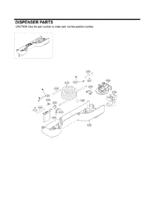 Dispenser Parts parts for Kenmore Refrigerator 795.79432215 (79579432215, 795 79432215) from AppliancePartsPros.com