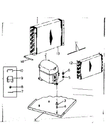 Unit Parts parts for Kenmore Heat Pump System 253.70093 (25370093, 253 70093) from AppliancePartsPros.com