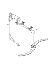 Upper Wash And Rinse Parts parts for Kenmore Dishwasher 665.13073K215 (66513073K215, 665 13073K215) from AppliancePartsPros.com