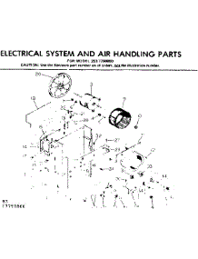 Electrical System And Air Handling Parts parts for Kenmore Heat Pump System 253.7790860 (2537790860, 253 7790860) from AppliancePartsPros.com