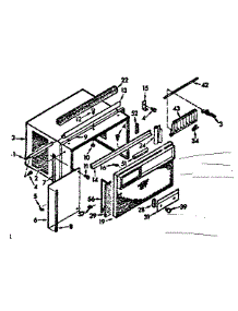 Cabinet Parts parts for Kenmore Heat Pump System 106.69650 (10669650, 106 69650) from AppliancePartsPros.com