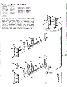 Replacement Parts parts for Kenmore Water Heater 153.312612 (153312612, 153 312612) from AppliancePartsPros.com