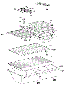 Shelf parts for Kenmore Refrigerator 363.9714217 (3639714217, 363 9714217) from AppliancePartsPros.com