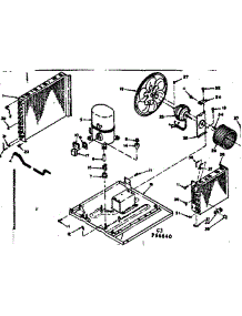 Unit Parts parts for Kenmore Heat Pump System 106.66640 (10666640, 106 66640) from AppliancePartsPros.com