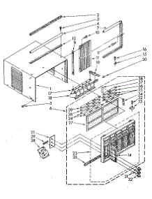 Cabinet parts for Kenmore Heat Pump System 106.8770881 (1068770881, 106 8770881) from AppliancePartsPros.com