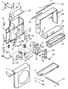 Air Flow Parts parts for Kenmore Heat Pump System 106.69810 (10669810, 106 69810) from AppliancePartsPros.com