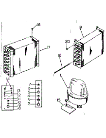 Refrigeration System parts for Kenmore Heat Pump System 253.72160 (25372160, 253 72160) from AppliancePartsPros.com