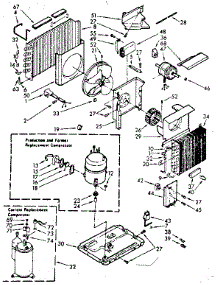 Unit Parts parts for Kenmore Heat Pump System 106.73111 (10673111, 106 73111) from AppliancePartsPros.com