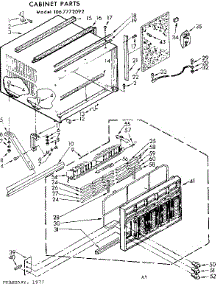 Cabinet Parts parts for Kenmore Heat Pump System 106.7772092 (1067772092, 106 7772092) from AppliancePartsPros.com