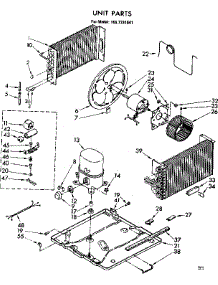 Unit Parts parts for Kenmore Heat Pump System 106.7781841 (1067781841, 106 7781841) from AppliancePartsPros.com