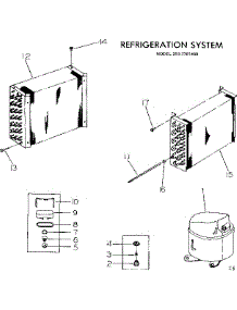 Refrigeration System parts for Kenmore Heat Pump System 253.7781460 (2537781460, 253 7781460) from AppliancePartsPros.com