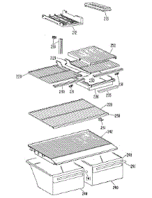 Shelf parts for Kenmore Refrigerator 363.9716514 (3639716514, 363 9716514) from AppliancePartsPros.com