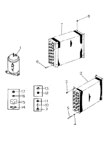 Unit Parts parts for Kenmore Heat Pump System 253.8741250 (2538741250, 253 8741250) from AppliancePartsPros.com