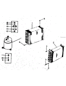 Unit Parts parts for Kenmore Heat Pump System 253.8751210 (2538751210, 253 8751210) from AppliancePartsPros.com