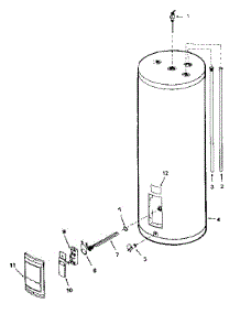 Replacement Parts / 153.313170 parts for Kenmore Water Heater 153.313570 (153313570, 153 313570) from AppliancePartsPros.com