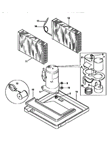 Compressor parts for Kenmore Heat Pump System 253.9750835 (2539750835, 253 9750835) from AppliancePartsPros.com
