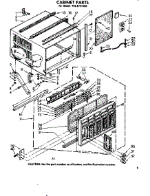 Cabinet Parts parts for Kenmore Heat Pump System 106.8711492 (1068711492, 106 8711492) from AppliancePartsPros.com