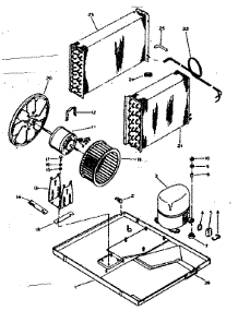 Refrigeration System & Air Handling Parts parts for Kenmore Heat Pump System 253.66901 (25366901, 253 66901) from AppliancePartsPros.com