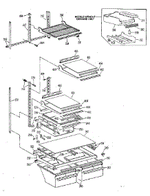 Shelf parts for Kenmore Refrigerator 363.9714613 (3639714613, 363 9714613) from AppliancePartsPros.com