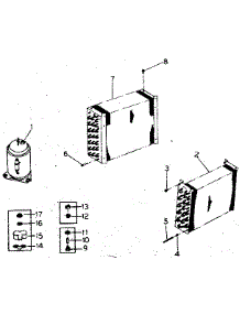 Unit Parts parts for Kenmore Heat Pump System 253.8754101 (2538754101, 253 8754101) from AppliancePartsPros.com