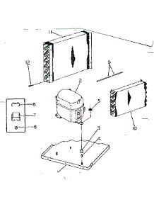 Unit parts for Kenmore Heat Pump System 253.73610 (25373610, 253 73610) from AppliancePartsPros.com