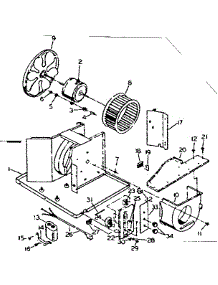 Electrical System & Air Handling parts for Kenmore Heat Pump System 253.73610 (25373610, 253 73610) from AppliancePartsPros.com