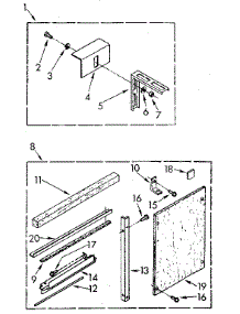 Installation parts for Kenmore Heat Pump System 106.8770811 (1068770811, 106 8770811) from AppliancePartsPros.com