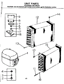 Unit Parts parts for Kenmore Heat Pump System 253.7795110 (2537795110, 253 7795110) from AppliancePartsPros.com