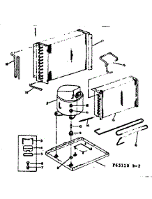 Unit Parts parts for Kenmore Heat Pump System 253.65110 (25365110, 253 65110) from AppliancePartsPros.com