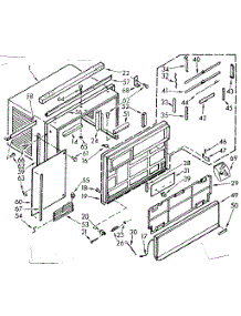 Cabinet Parts parts for Kenmore Heat Pump System 106.71760 (10671760, 106 71760) from AppliancePartsPros.com