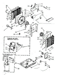 Unit Parts parts for Kenmore Heat Pump System 106.73161 (10673161, 106 73161) from AppliancePartsPros.com