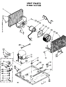 Unit Parts parts for Kenmore Heat Pump System 106.8711890 (1068711890, 106 8711890) from AppliancePartsPros.com