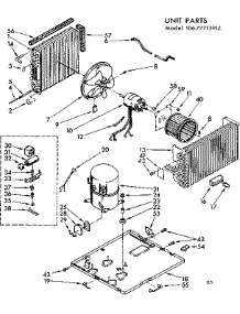 Unit Parts parts for Kenmore Heat Pump System 106.7771591Z (1067771591Z, 106 7771591Z) from AppliancePartsPros.com