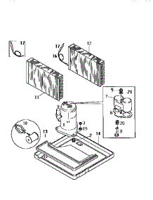 Compressor parts for Kenmore Heat Pump System 253.9750695 (2539750695, 253 9750695) from AppliancePartsPros.com